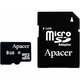  MicroSDHC 08Гб Apacer Класс 10 (адаптер)