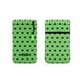 Чехол Bone Phone Cell Plus Green (для iPhone/iPod, силикон, микрофибра, 85x152x4 мм)