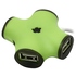 USB-хаб CBR CH 100 Green 