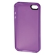 Футляр Hama TPU Purple (для iPhone 4/4S, силикон, H-108555)