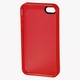 Футляр Hama TPU Red (для iPhone 4/4S, силикон, H-108557)