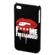 Футляр Hama FMIF Lip Black (для iPhone 4/4S, F*** ME I"M FAMOUS, H-108591)