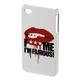 Футляр Hama FMIF Lip White (для iPhone 4/4S, F*** ME I"M FAMOUS, H-108592)