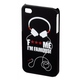 Футляр Hama FMIF Headset Black (для iPhone 4/4S, F*** ME I"M FAMOUS, H-108594)