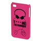 Футляр Hama FMIF Headset Pink (для iPhone4, F*** ME I"M FAMOUS, H-108596)