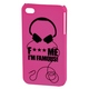 Футляр Hama FMIF Pink (для iPhone 4/4S, F*** ME I`M FAMOUS, Headphone, пластик, H-115327)