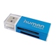 Картридер CBR Human Friends  Speed Rate Blue (Micro MS(M2), SD, T-flash, MS-DUO, MMC, SDHC,DV,MS PRO, MS, MS PRO DUO)