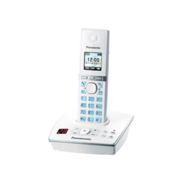 DECT-телефон Panasonic KX-TG8061RUW White (цветной дисплей, голосовой АОН, ночной режим, автоответчик)