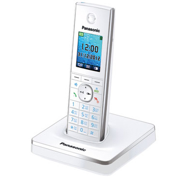 DECT-телефон Panasonic KX-TG8551RUW White (цветной дисплей, АОН, радионяня)