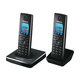 DECT-телефон Panasonic KX-TG8552RU Black (цветной дисплей, АОН, радионяня, 2 трубки)