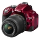  Nikon D5200 Kit 18-55mm VR-II DX Red