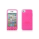 Футляр Bone Phone Cube Pink (для iPhone 4S, силикон, 62x118x13 мм)