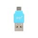 Адаптер PQI Connect 203 MicroSD-micro USB Blue