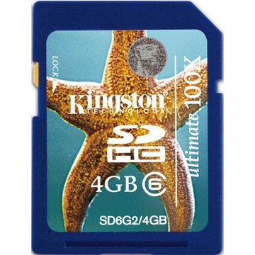  SDHC 04Гб Kingston Класс 6 Gen2