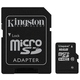  MicroSDHC 16Гб Kingston Класс 10 (адаптер)