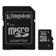  MicroSDHC 08Гб Kingston Класс 10 (адаптер)